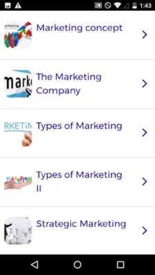 Marketing Course android App screenshot 3